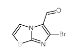 Imidazo[2,1-b]thiazole-5-carboxaldehyde,6-bromo- structure