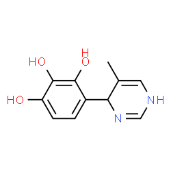 1,2,3-Benzenetriol, 4-(1,4-dihydro-5-methyl-4-pyrimidinyl)- (9CI) Structure