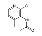 N-(2-Chloro-4-methyl-pyridin-3-yl)-acetamide structure