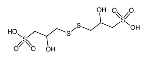 Di-<3-sulfo-2-hydroxy-propyl>-disulfid结构式