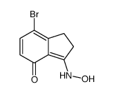 4-bromo-7-hydroxyindan oxime Structure