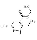 ethyl 3-ethyl-6-methyl-2,5-dihydropyridazine-4-carboxylate结构式