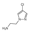 2-(4-氯-1H-吡唑-1-基)乙胺结构式