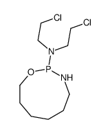 N,N-bis(2-chloroethyl)-1,3,2-oxazaphosphonan-2-amine structure