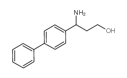 3-AMINO-3-BIPHENYL-4-YL-PROPAN-1-OL结构式