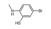 5-bromo-2-(methylamino)benzenethiol结构式