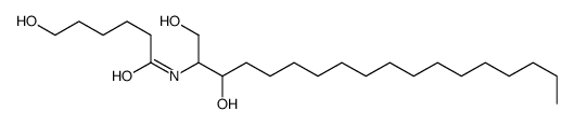 N-(1,3-dihydroxyoctadecan-2-yl)-6-hydroxyhexanamide结构式