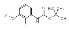 2-(N-Boc)amino-6-methoxyfluorobenzene结构式