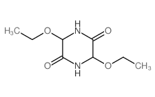 3,6-diethoxypiperazine-2,5-dione structure