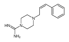 4-cinnamylpiperazine-1-carboximidamide structure