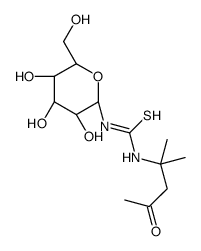 1-(2-methyl-4-oxo-pentan-2-yl)-3-[(2R,3R,4S,5S,6R)-3,4,5-trihydroxy-6- (hydroxymethyl)oxan-2-yl]thiourea picture