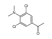 1-[3,5-dichloro-4-(dimethylamino)phenyl]ethanone结构式