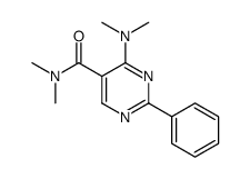 4-(dimethylamino)-N,N-dimethyl-2-phenylpyrimidine-5-carboxamide Structure