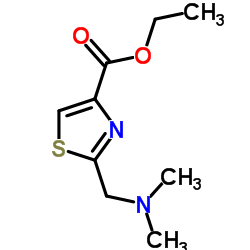 Ethyl 2-(dimethylaminomethyl)-4-thiazolecarboxylate Structure