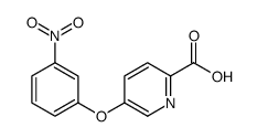 5-(3-nitrophenoxy)pyridine-2-carboxylic acid Structure