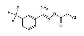 (Z)-N'-(2-chloroacetoxy)-3-(trifluoromethyl)benzimidamide Structure