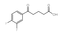 5-(3,4-DIFLUOROPHENYL)-5-OXOVALERIC ACID structure