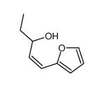 1-(furan-2-yl)pent-1-en-3-ol结构式