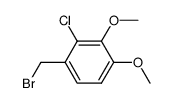 1-(Bromomethyl)-2-chloro-3,4-dimethoxybenzene Structure