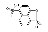 naphth[1,8-cd]-1,2-oxathiole-6-sulphonic acid 2,2-dioxide结构式