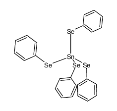 Sn(SePh)4 Structure