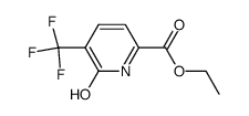 6-hydroxy-5-trifluoromethyl-pyridine-2-carboxylic acid ethyl ester结构式