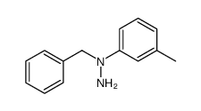 1-benzyl-1-(3-methylphenyl)hydrazine结构式