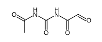 N-acetyl-N'-oxoacetyl-urea Structure