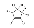 3H-heptachloro-cyclopentene结构式