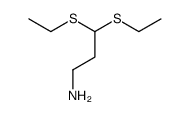 3,3-bis(ethylthio)propan-1-amine结构式