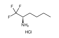 2-Hexanamine, 1,1,1-trifluoro-, hydrochloride , (2R) Structure