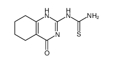 Thiourea, N-(3,4,5,6,7,8-hexahydro-4-oxo-2-quinazolinyl) Structure