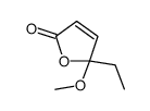 5-ethyl-5-methoxyfuran-2-one Structure