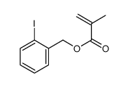 (2-iodophenyl)methyl 2-methylprop-2-enoate Structure