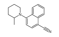 4-(2-methylpiperidin-1-yl)naphthalene-1-carbonitrile Structure