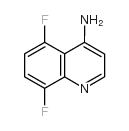 4-氨基-5,8-二氟喹啉结构式