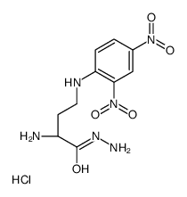 N(4)-dinitrophenyl-2,4-diaminobutyric acid hydrazide Structure