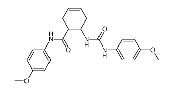 N-(4-methoxyphenyl)-6-(3-(4-methoxyphenyl)ureido)cyclohex-3-ene-1-carboxamide Structure