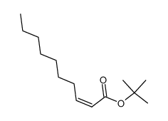 (Z)-tert-butyl 2-decenoate Structure