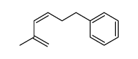 ((Z)-5-Methyl-hexa-3,5-dienyl)-benzene Structure