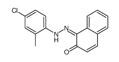 1-[(4-chloro-2-methylphenyl)hydrazinylidene]naphthalen-2-one Structure