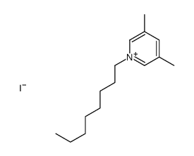 3,5-dimethyl-1-octylpyridin-1-ium,iodide结构式