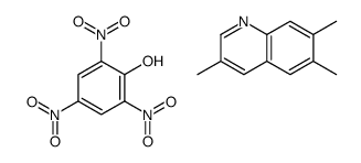 3,6,7-trimethylquinoline,2,4,6-trinitrophenol Structure