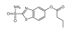 (2-sulfamoyl-1,3-benzothiazol-5-yl) butanoate结构式
