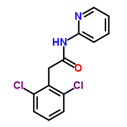 2-(2,6-Dichlorophenyl)-N-(2-pyridinyl)acetamide Structure