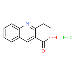 2-ETHYL-3-QUINOLINECARBOXYLIC ACID HYDROCHLORIDE结构式