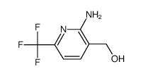 2-amino-6-trifluoromethyl-pyridin-3-yl-methanol结构式