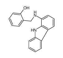 2-[(9H-carbazol-1-ylamino)methyl]phenol Structure