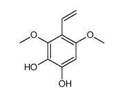 4-ethenyl-3,5-dimethoxybenzene-1,2-diol Structure