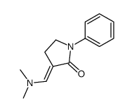 3-(dimethylaminomethylidene)-1-phenylpyrrolidin-2-one Structure